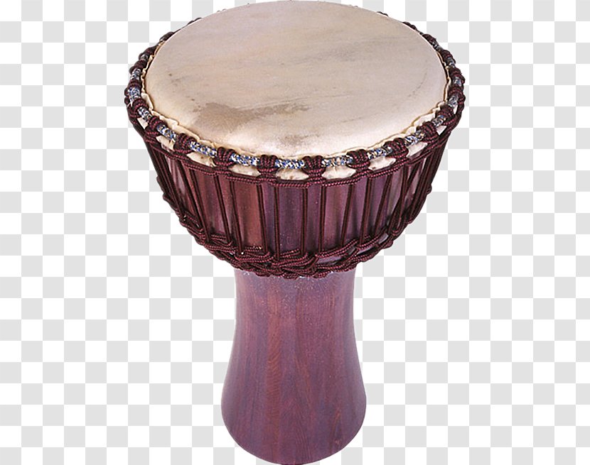 Goblet Drum Percussion Musical Instrument - Watercolor - Africa Tambourine Transparent PNG