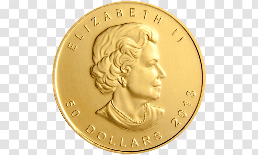 Coin Canada Canadian Gold Maple Leaf Transparent PNG