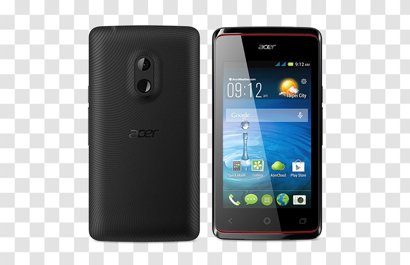 Acer Liquid A1 Android Telephone Smartphone - Technology - Black Transparent PNG