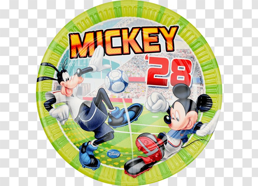 Mickey Mouse Football Goal Paper Transparent PNG