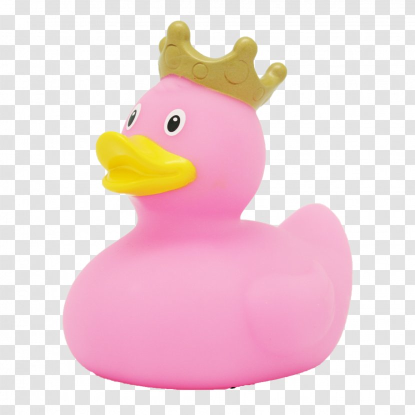 Rubber Duck Toy Bathing Bathtub - Pink Transparent PNG