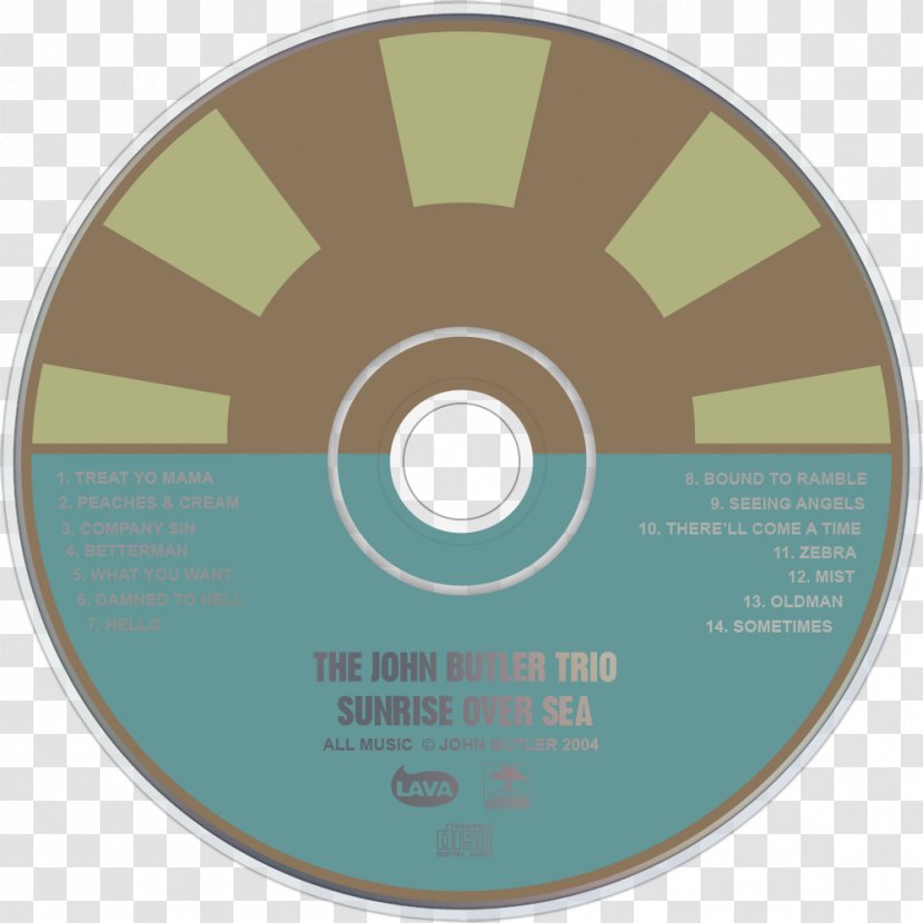Compact Disc Brand - Label - Sunrise Over Sea Transparent PNG