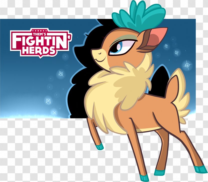Pony Them's Fightin' Herds Deer Fighting Game Capcom Vs. SNK 2 - Them S Fightin - Herd Transparent PNG