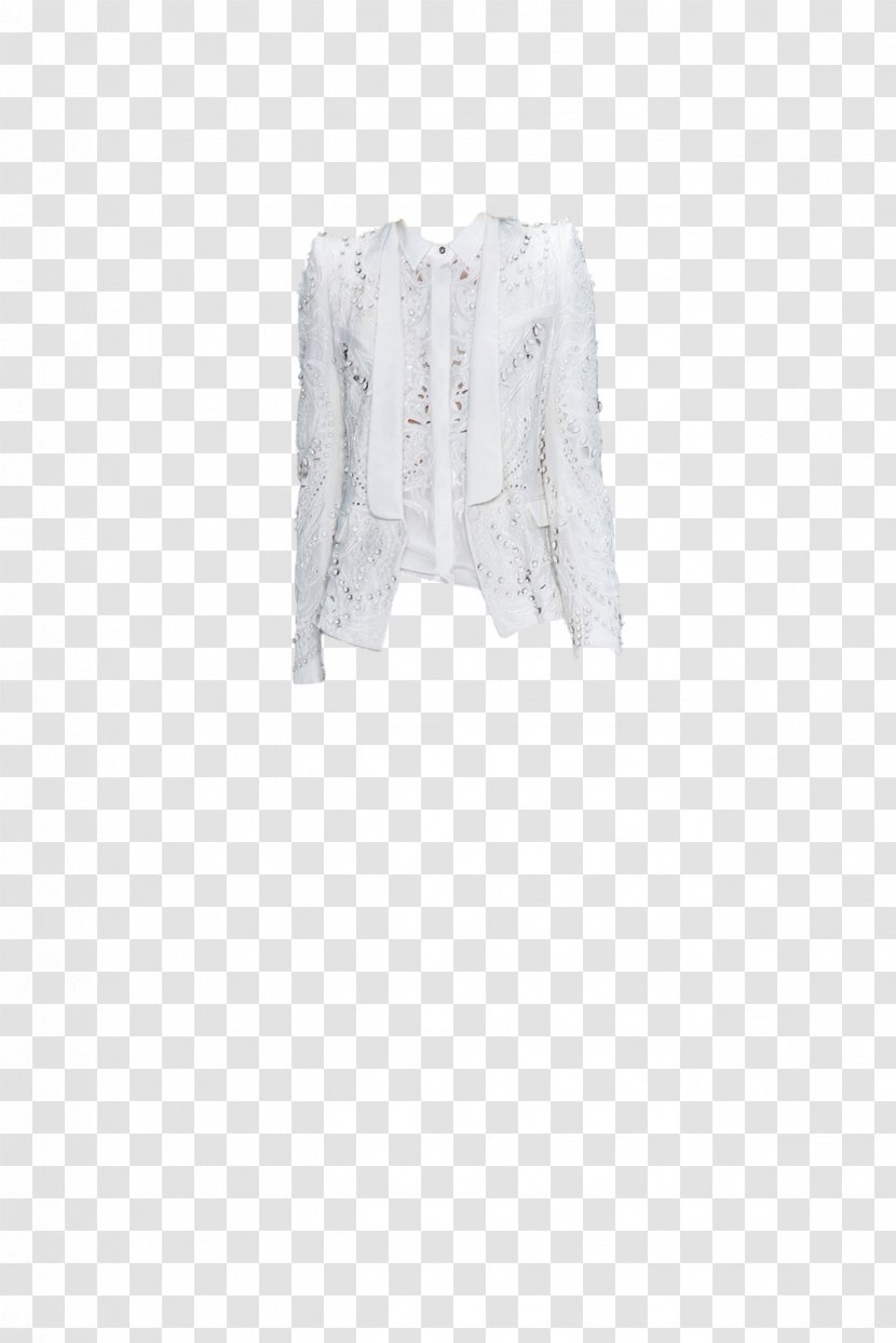 Blouse Sleeve Outerwear - Clothing - Silk Belt Transparent PNG