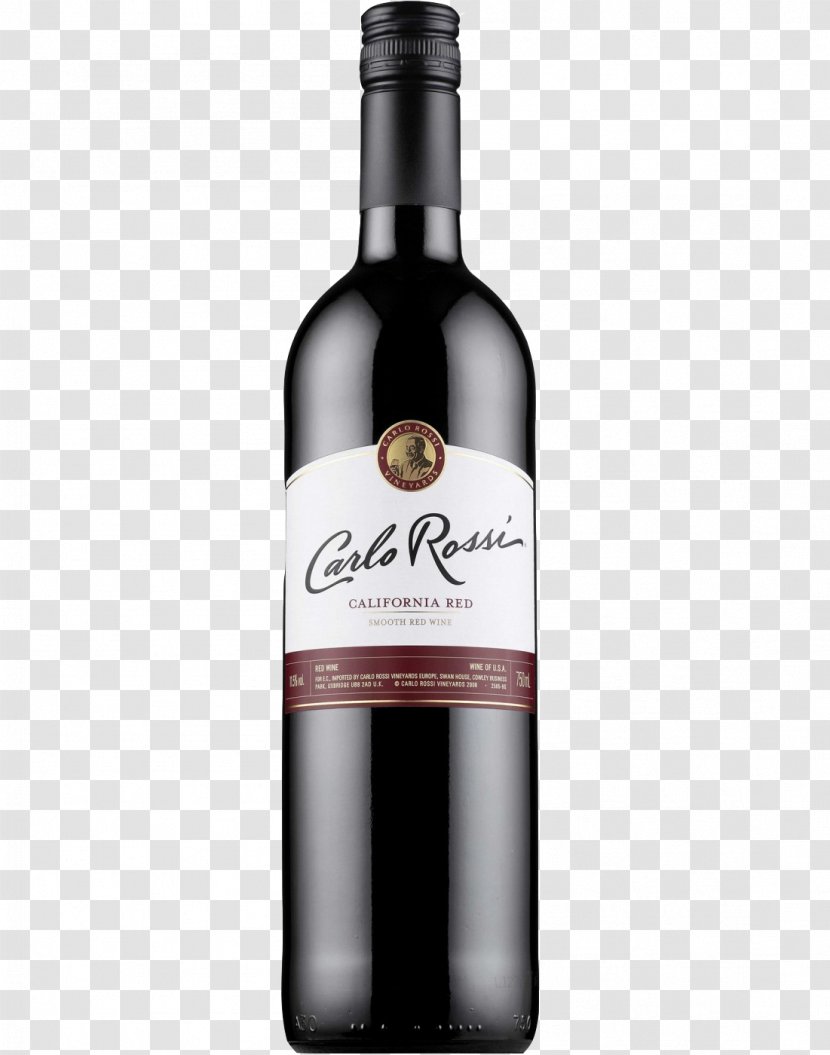 Red Wine Dessert Carlo Rossi Winery White - Mouton Cadet - Packing Transparent PNG