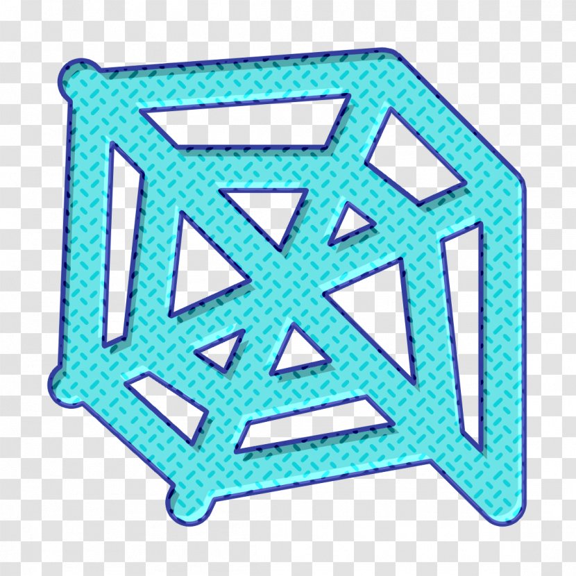 Cobweb Icon Halloween - Teal - Turquoise Transparent PNG
