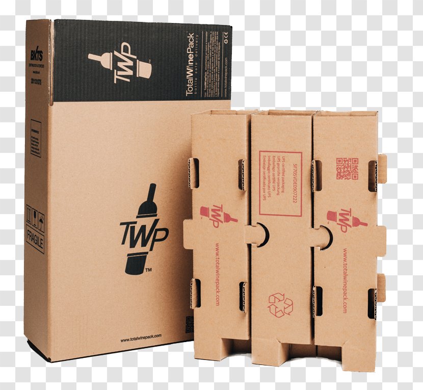 cardboard wine box