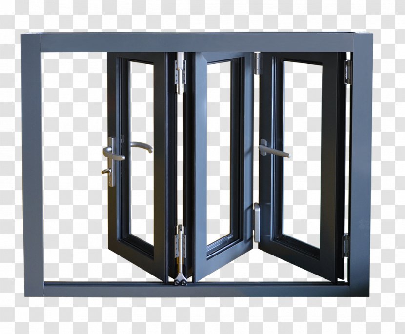 Window Folding Door Glass Aluminium Transparent PNG