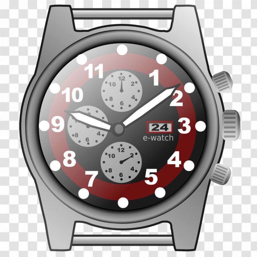 Chronograph Chronometer Watch Clip Art - Strap Transparent PNG