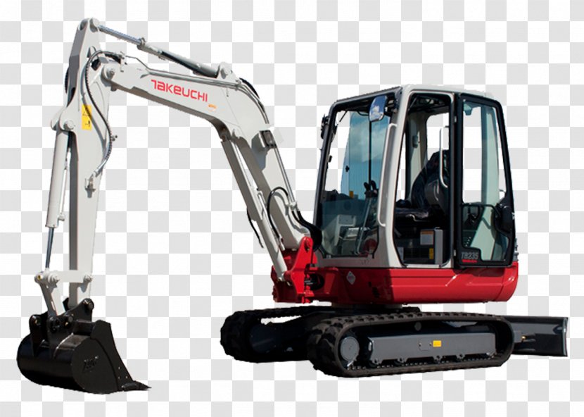 Takeuchi Manufacturing Excavator Heavy Machinery Transparent PNG