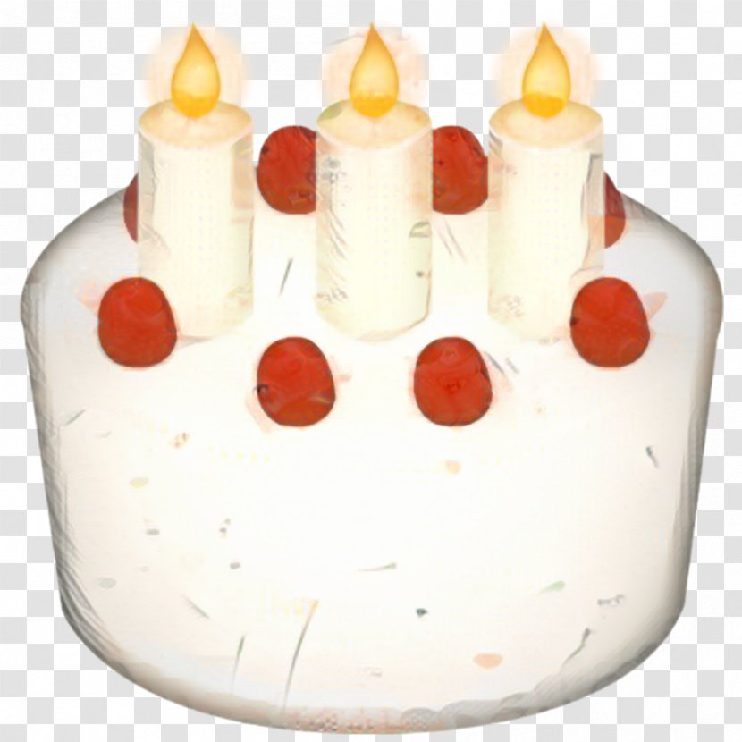 Cartoon Birthday Cake - Candle Transparent PNG