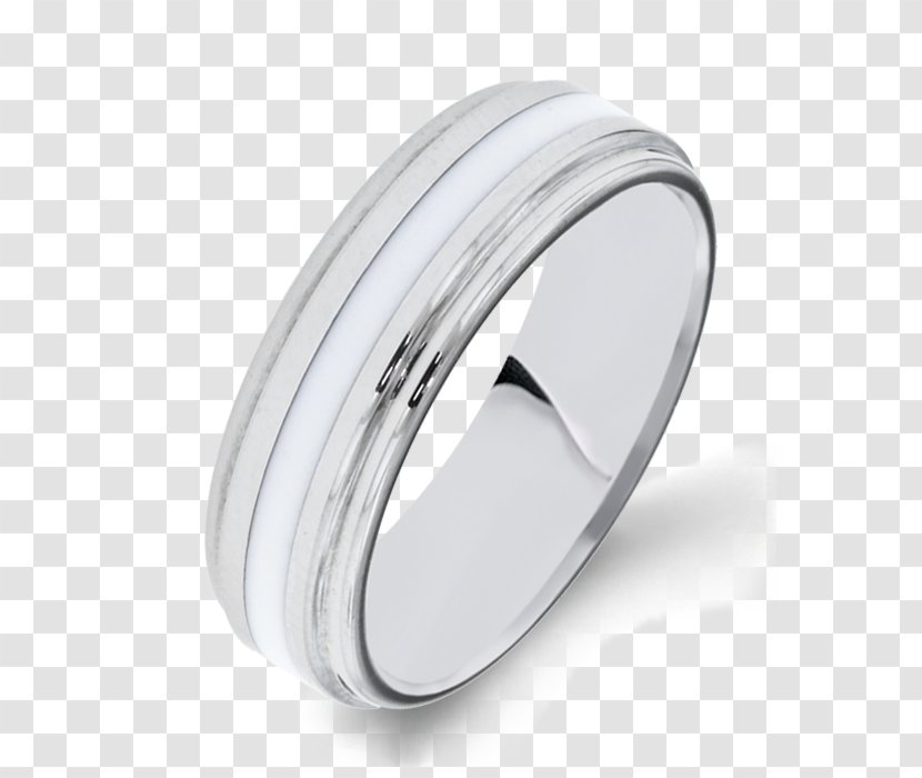 Silver Wedding Ring Body Jewellery - Platinum - Tungsten Carbide Transparent PNG