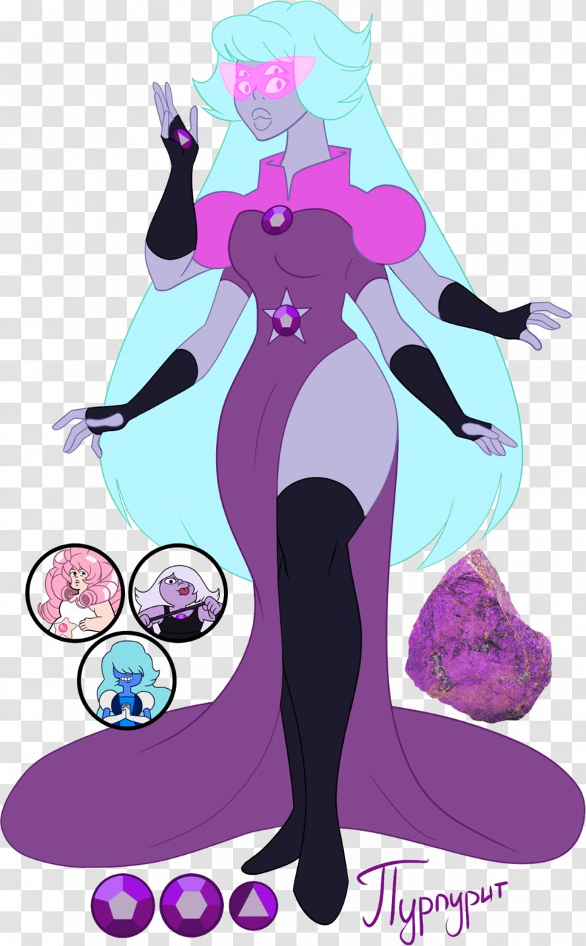 Fan Art Steven Universe Drawing Artist - Amethyst Transparent PNG