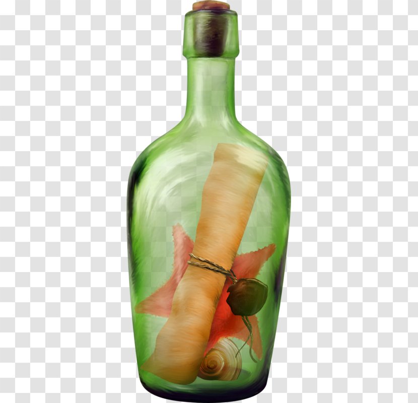 Glass Bottle Clip Art - Centerblog - Hand-painted Drift Bottles Transparent PNG