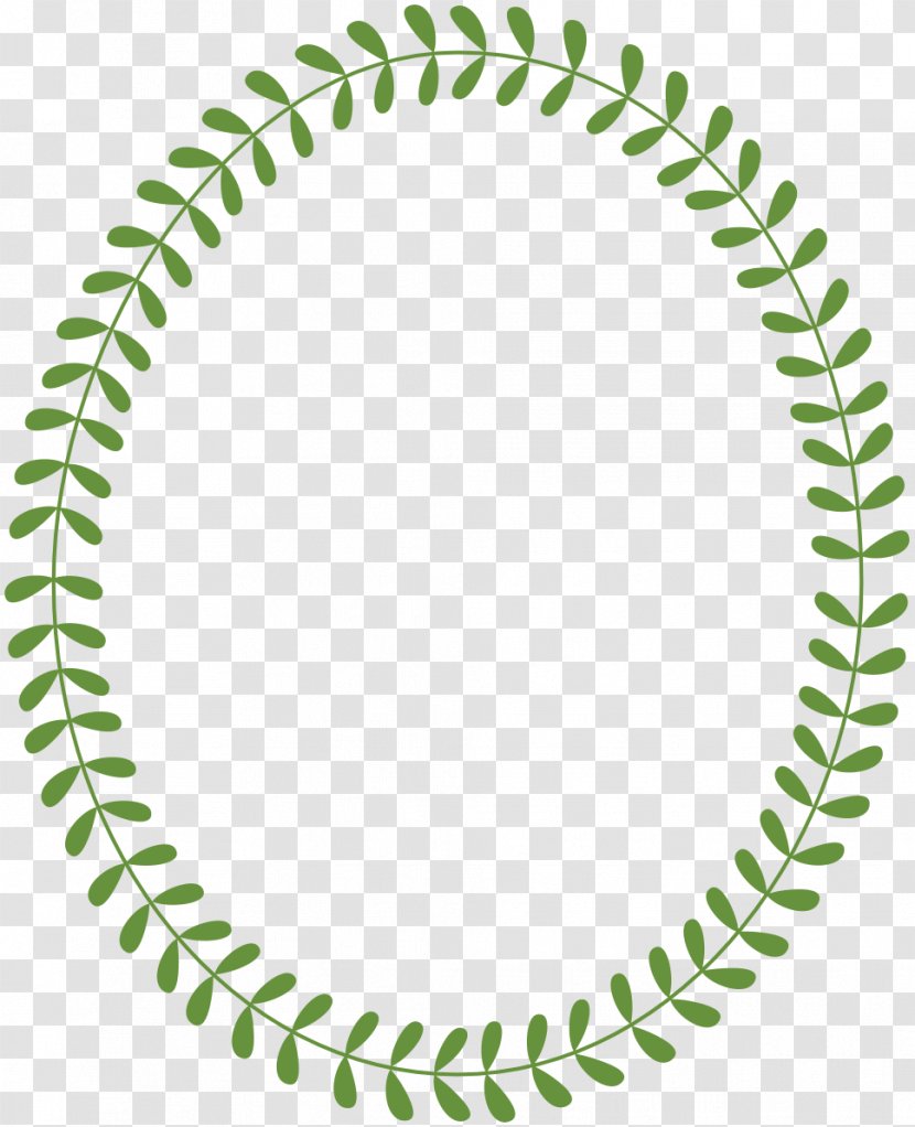 Bay Laurel Circle Wreath Leaf Clip Art - Area - Oval Outline Cliparts Transparent PNG