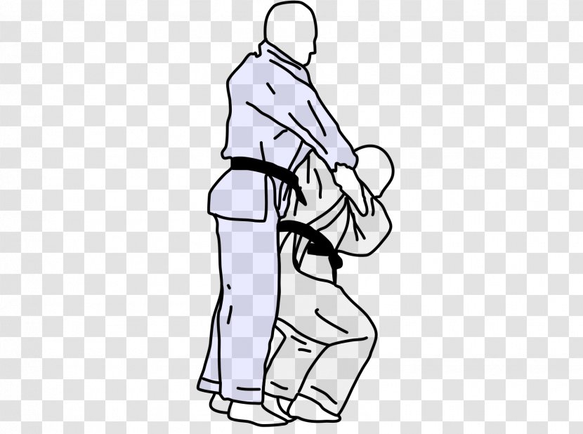 Tsurikomi Goshi Nage-no-kata Judo Kata - Cartoon - Flower Transparent PNG