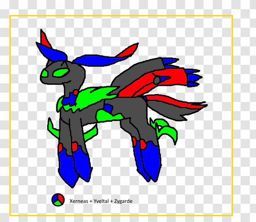 Pokémon X And Y Sun Moon Xerneas Yveltal Zygarde - Cartoon Transparent PNG