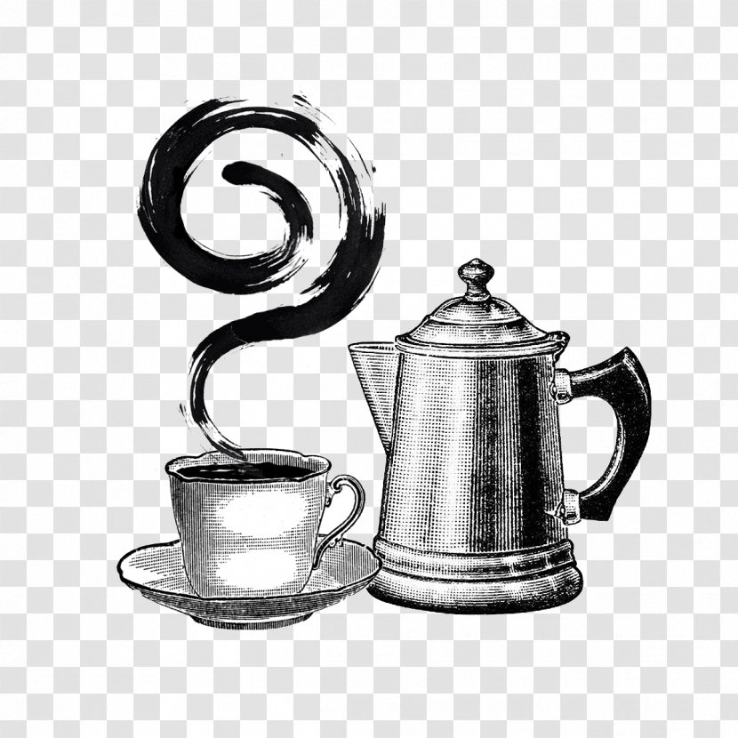 Coffee Cup Coffeemaker Teapot Clip Art Transparent PNG