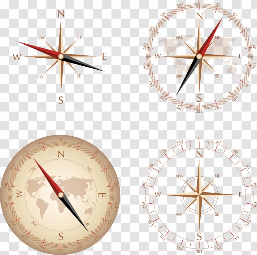 Compass Rose Navigation Icon Transparent PNG