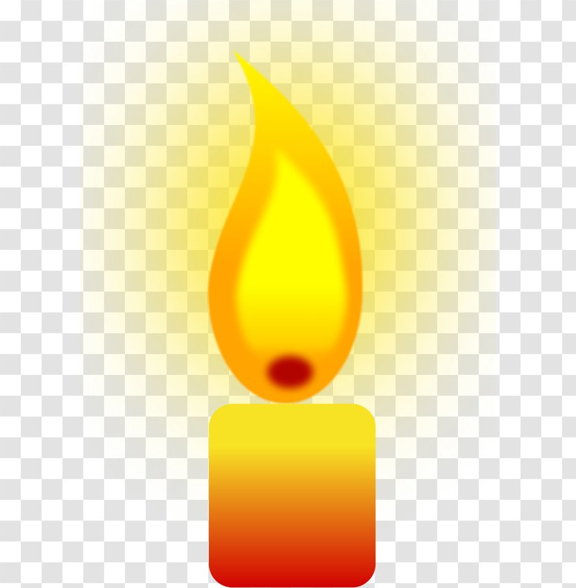Yellow Liquid Wax Wallpaper - Computer - Candle Flame Clipart Transparent PNG