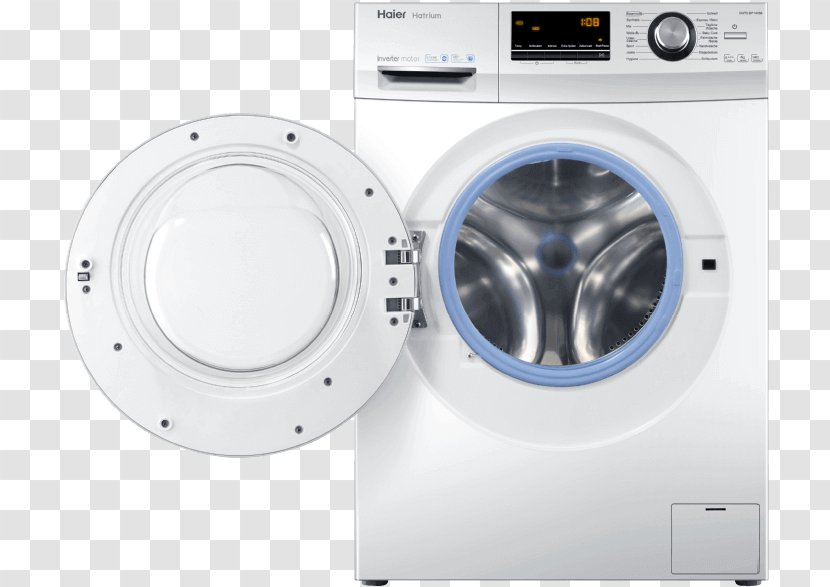 Haier Freestanding Washing Machine Machines HW70-1479 HW100-14636 Lave Linge Frontal Transparent PNG