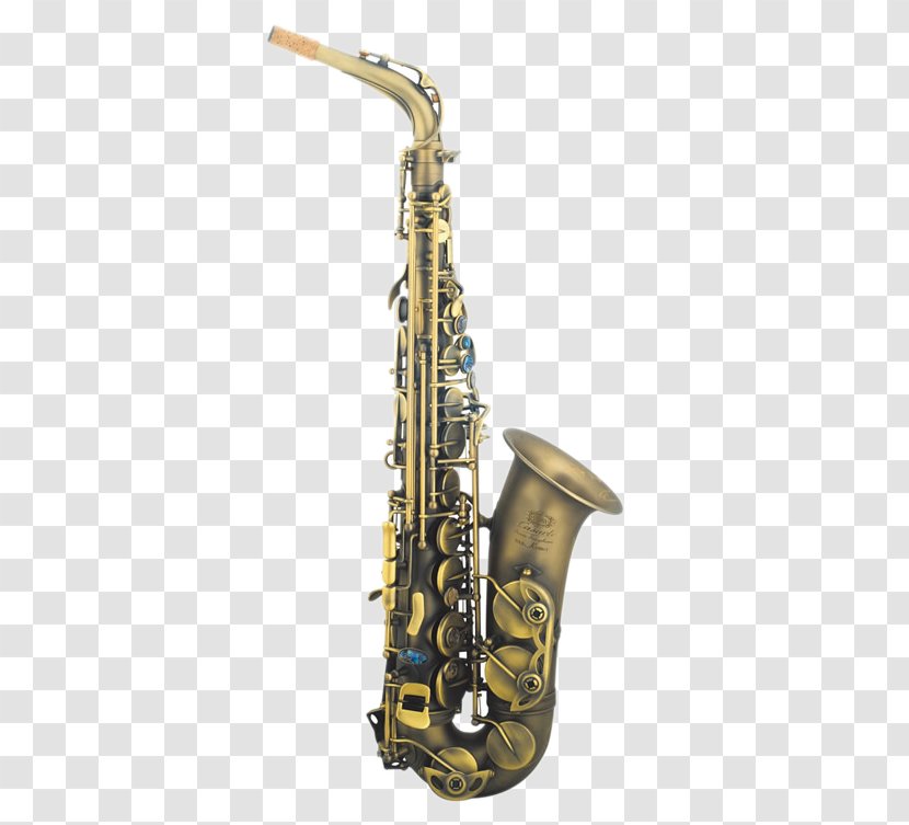 Baritone Saxophone Alto Musical Instrument Tenor - Watercolor - E-flat Bronze Transparent PNG