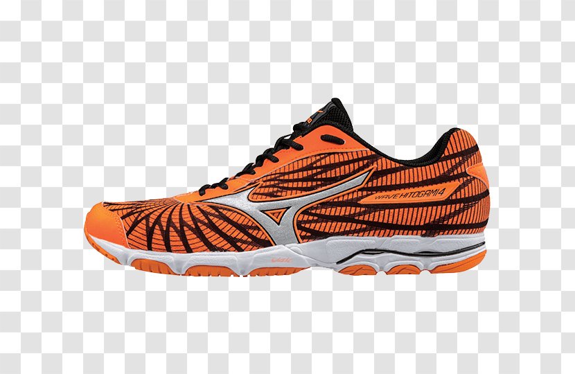 Sneakers Mizuno Corporation Amazon.com Shoe Running - Walking - Orange Wave Transparent PNG