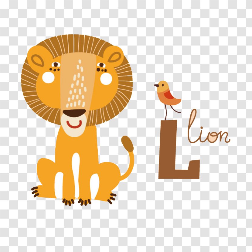 Lion Clip Art - Orange - Jane Pen Lions Transparent PNG