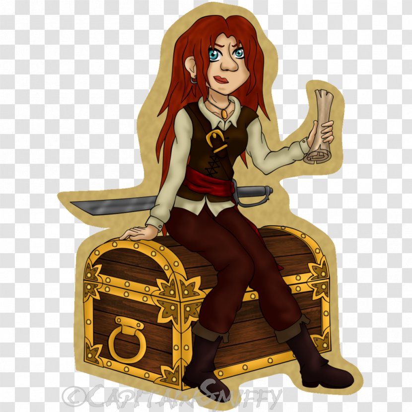 Animated Cartoon Figurine - Treasure X Transparent PNG