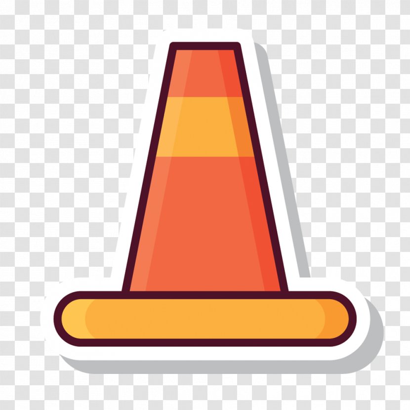 Orange Icon - Cone - Vector Red Road Material Transparent PNG