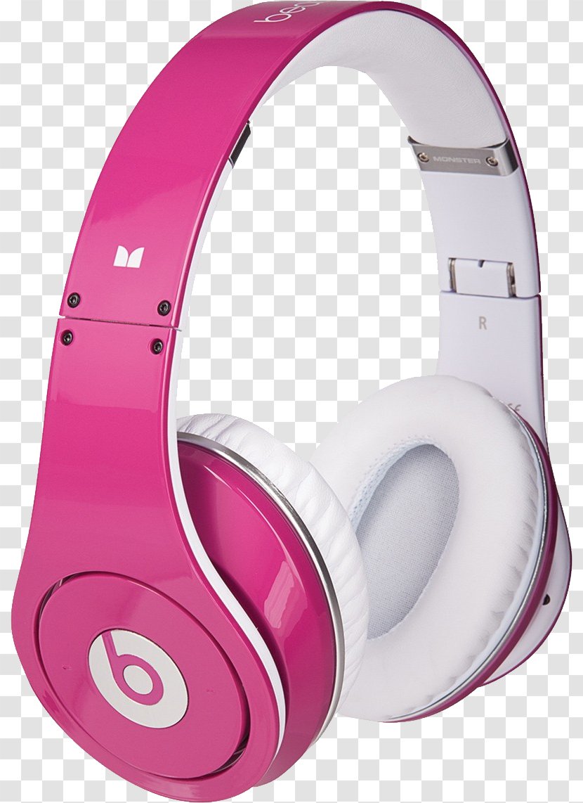 Noise-cancelling Headphones Beats Electronics Active Noise Control - Cartoon - Pink Image Transparent PNG