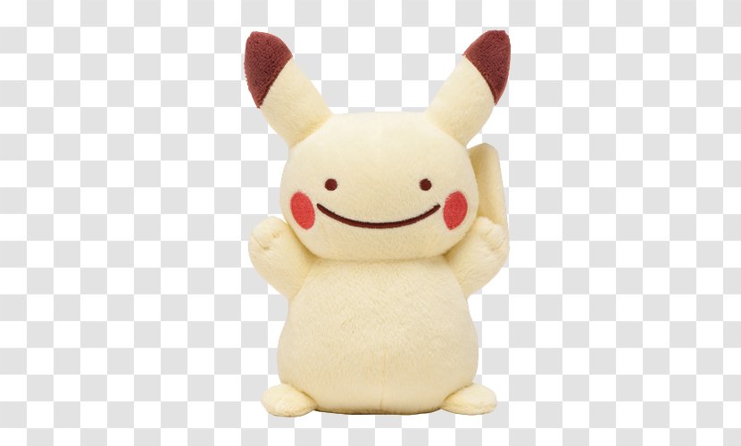 Pikachu Ditto Centre Pokémon Stuffed Animals & Cuddly Toys Transparent PNG