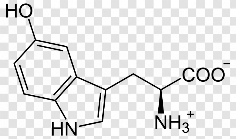 5-Hydroxytryptophan Serotonin Chemistry Tryptophan Hydroxylase - Line Art - Hydro Transparent PNG