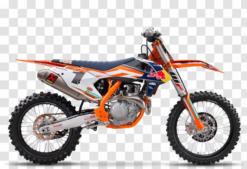 KTM 450 SX-F Motorcycle 250 - Singlecylinder Engine Transparent PNG