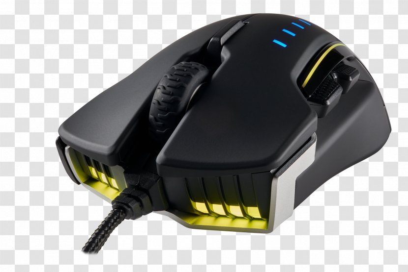 Computer Mouse Corsair GLAIVE RGB Gaming Glaive Laptop Components - Component Transparent PNG
