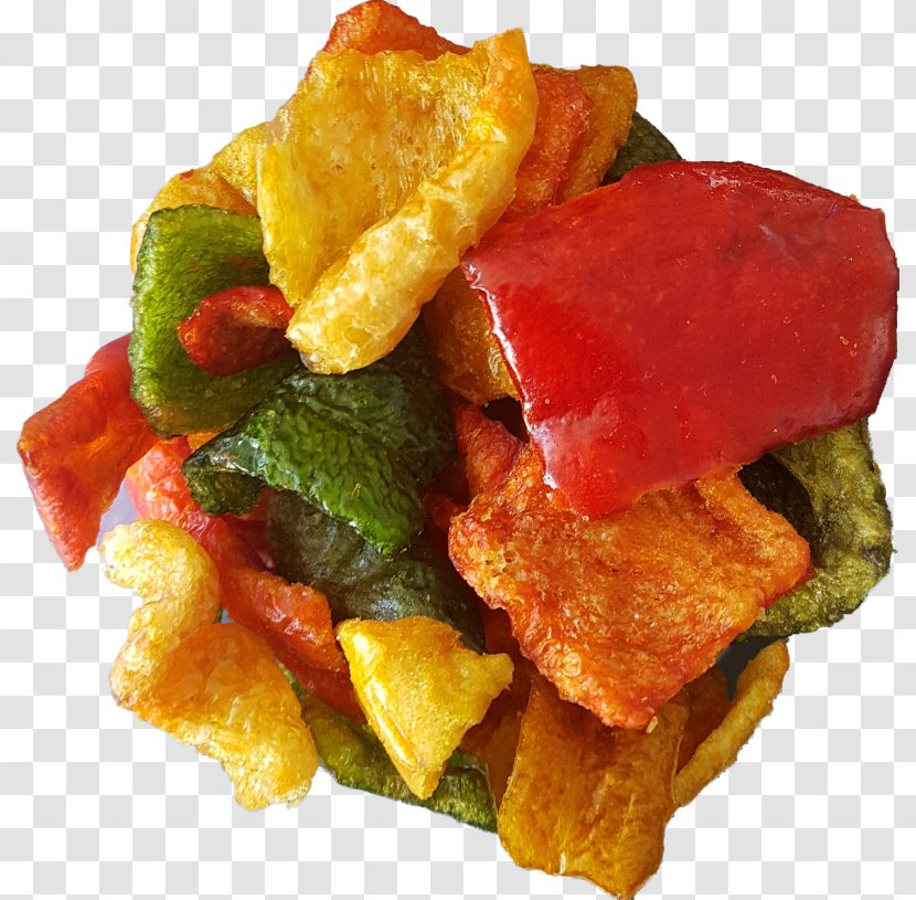 Vegetarian Cuisine Junk Food Vegetable Potato Chip Bell Pepper - Zoutjes Transparent PNG