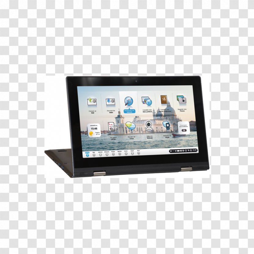 Laptop Computer Keyboard Display Device Ordissimo - Electronics - Portable Transparent PNG