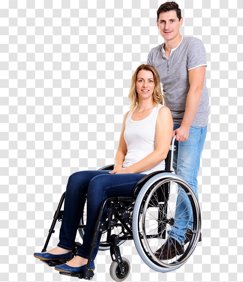 Man Cartoon - Spinal Cord Injury - Comfort Wheel Transparent PNG