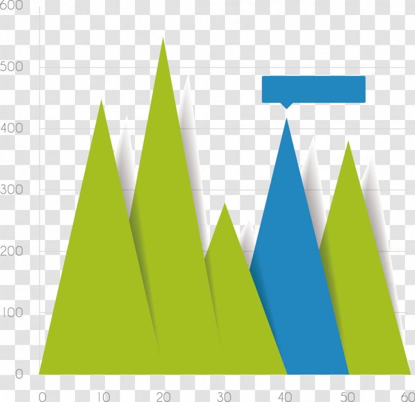 Diagram Three-dimensional Space Chart - Triangle - Vector PPT Design 3d Peak Shape Transparent PNG