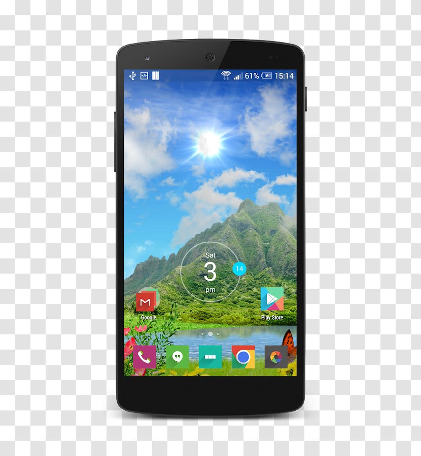 Smartphone Feature Phone Android Weather Handheld Devices - Sygic Transparent PNG