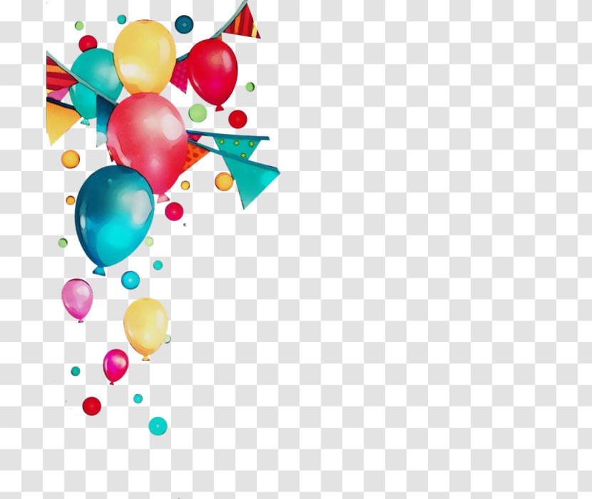 Balloon Party Supply Confetti - Paint Transparent PNG