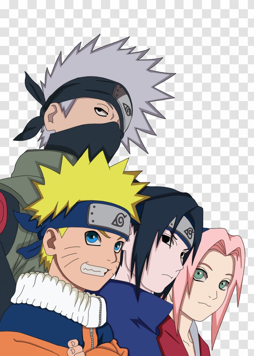 Kakashi Hatake Minato Namikaze Sakura Haruno Obito Uchiha Sasuke - Tree - Naruto Transparent PNG