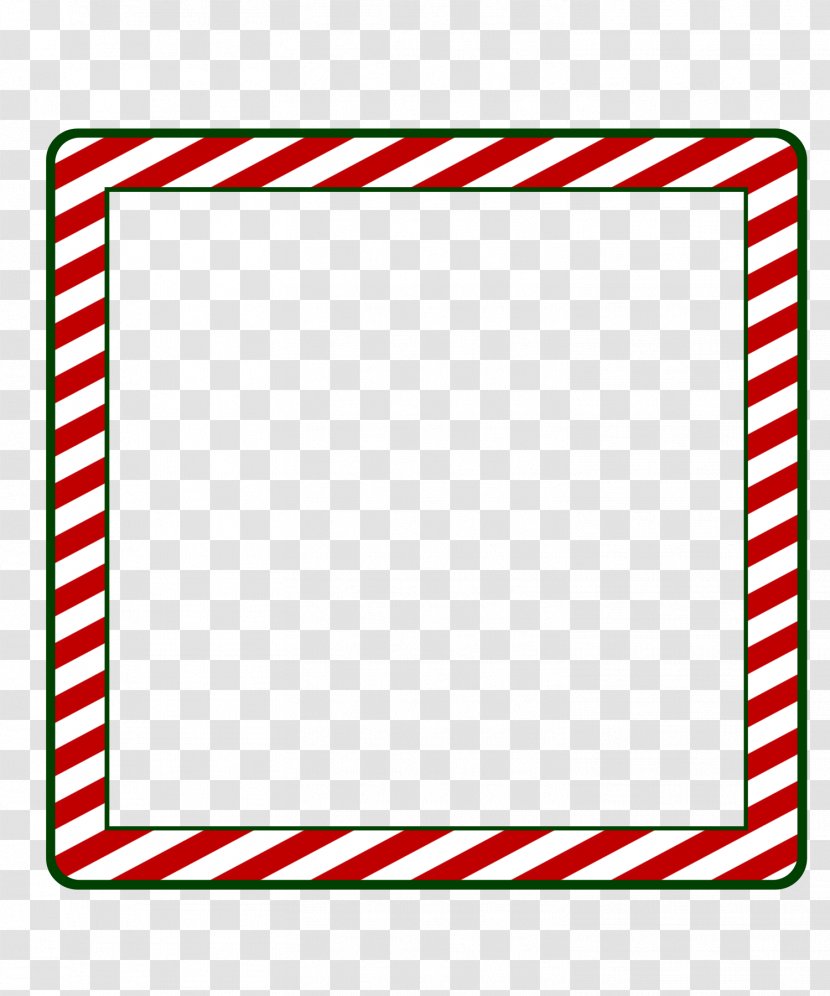 Borders And Frames Santa Claus Picture Window Clip Art - Christmas - Xmas Frame In Transparent PNG