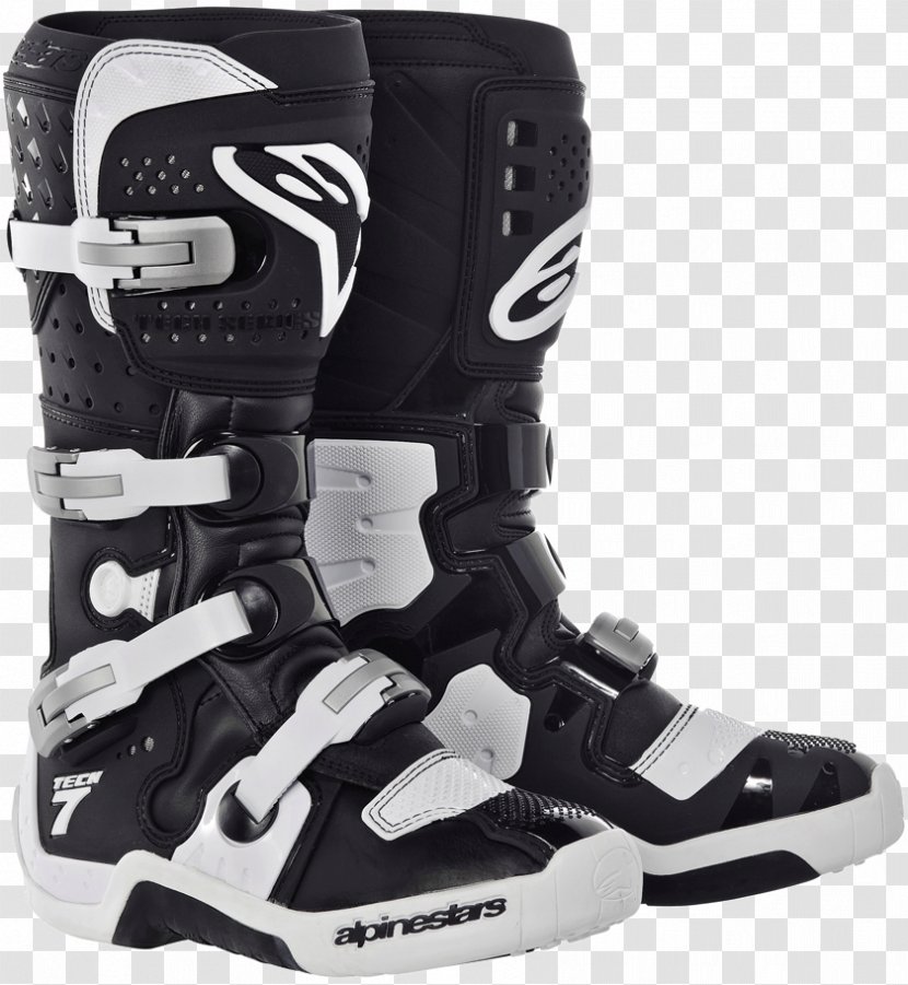Ski Boots White Motorcycle Boot Alpinestars Transparent PNG