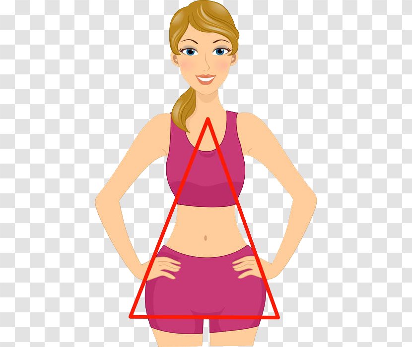 Pear-shaped Petite Size Female Body Shape Clothing Woman - Frame Transparent PNG