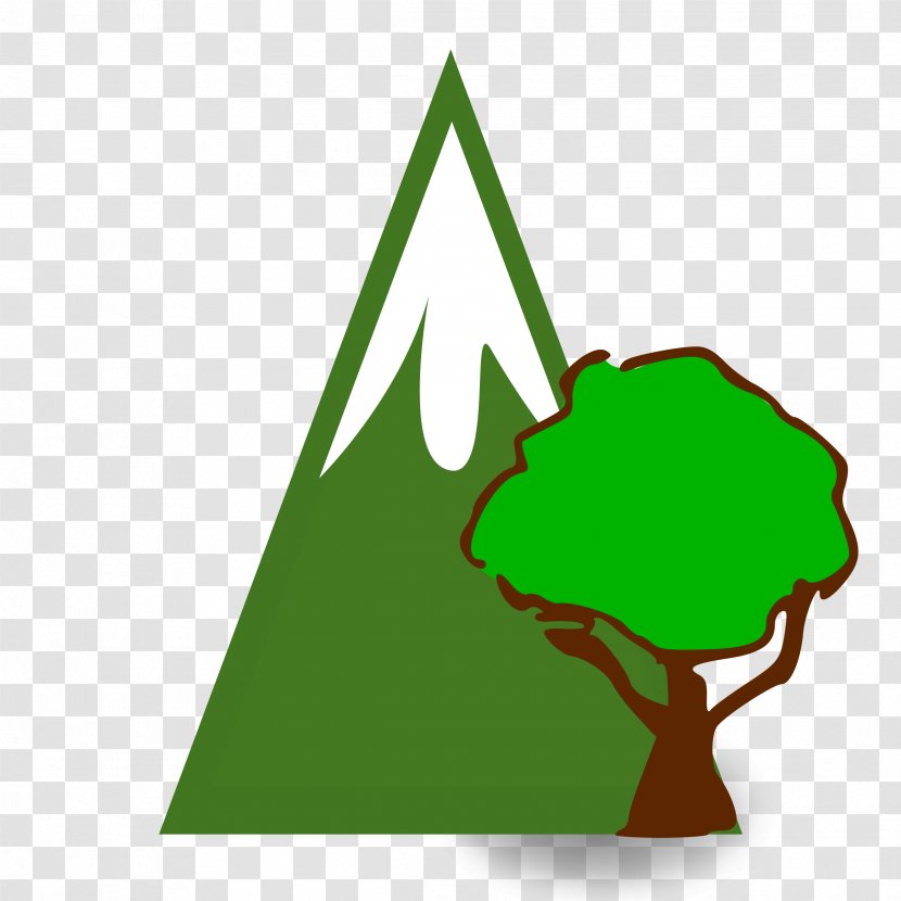 Cartoon Tree Royalty-free Clip Art - Grass - Mountains Transparent PNG