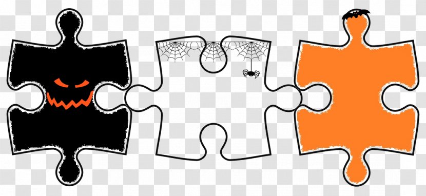 Orange Jigsaw Puzzle Puzzles Clip Art - Fond Blanc - Puzle Transparent PNG