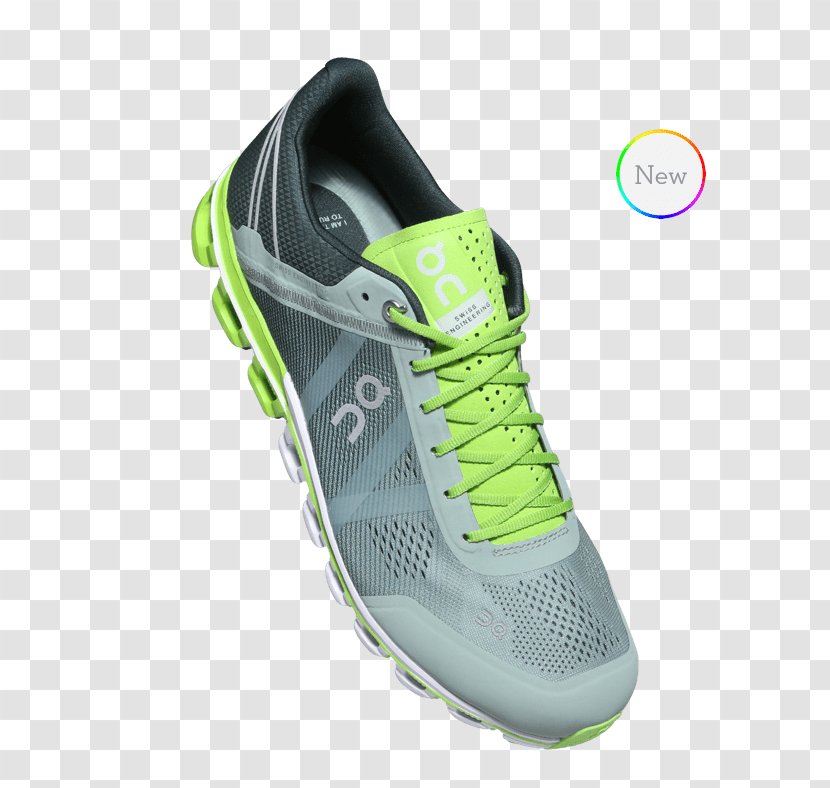 Sports Shoes Men's On Running Cloudflow Jogging - Lime Green Dress For Women Transparent PNG