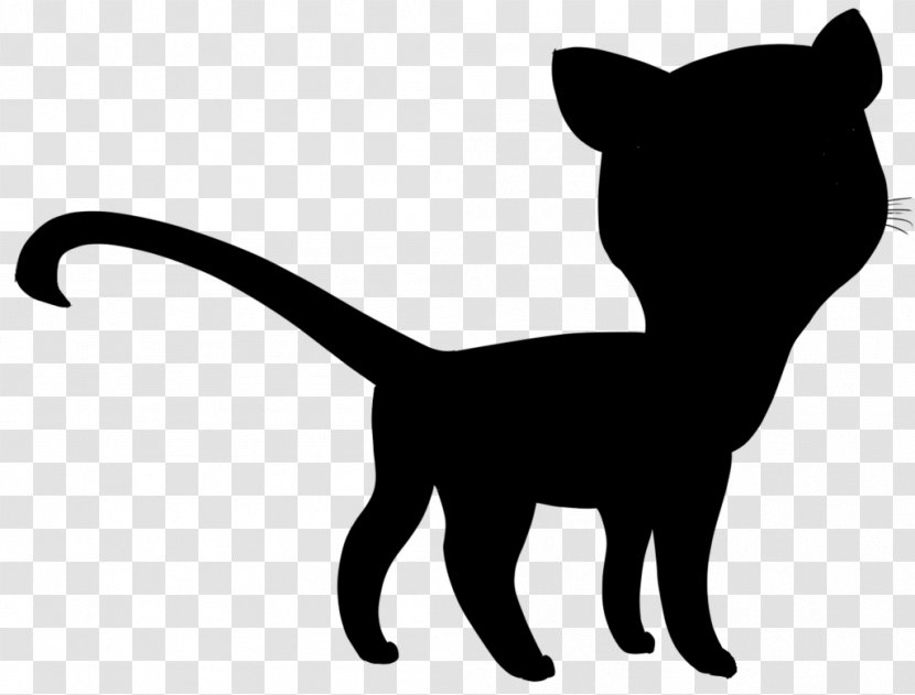 Black Cat Whiskers Dog Mammal - Claw Transparent PNG