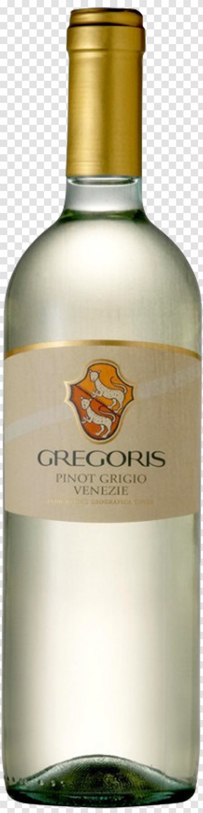 Pinot Gris White Wine Liqueur Muscat - Glass Bottle Transparent PNG